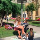 Cargadores de móviles outdoor con energía solar Mushroom