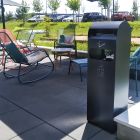 cenicero papelera antracita tower in-situ