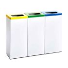Papeleras para el reciclaje selectivo Eco3 76 litros