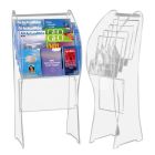 Portafolletos de metracrilato con pie de diseño