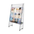 Portafolletos de metacrilato con ruedas Mueble expositor