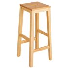 Silla alta de madera