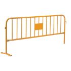 Valla de seguridad metálica pintada Foot