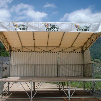 Cobertura de escenario