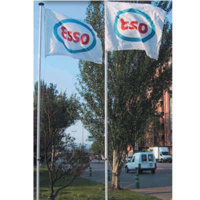 Mástiles de aluminio pomo negro