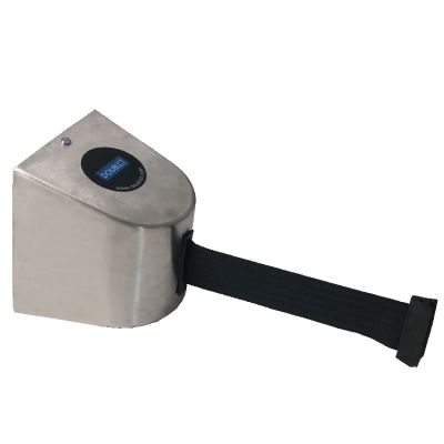 Soporte de pared con cinta retráctil Advance inoxidable 8.50 metros