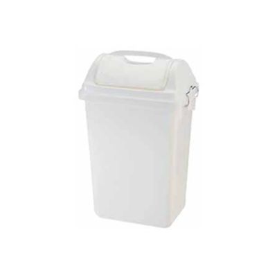 Papelera con tapa basculante 8 litros