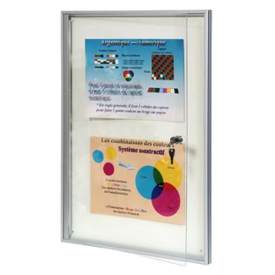 Vitrina interior de información Extra fina