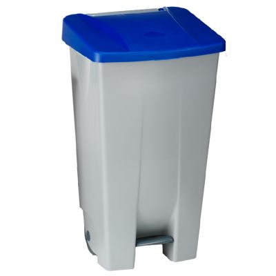 Papelera con ruedas y pedal