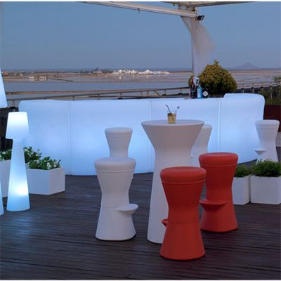 Mesas y taburetes con y sin luz Diábolo