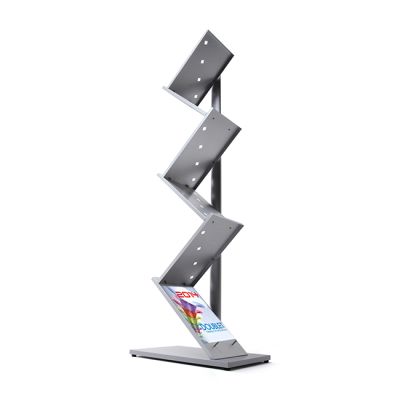 Portafolletos de pie en aluminio Snake