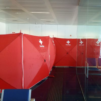 Mamparas separadoras para emergencias Secure View