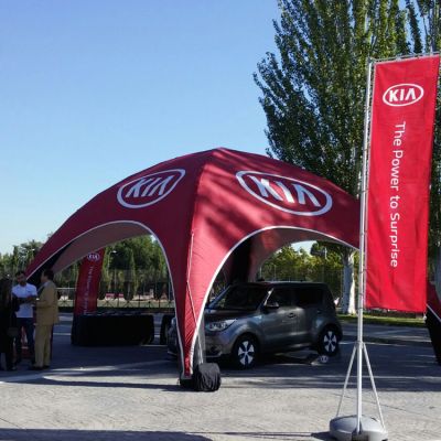 Carpa hinchable con aire estanco Brise 6x6