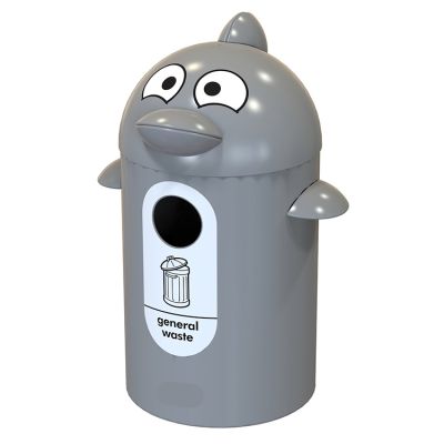 Papelera para el reciclaje infantil Delfín