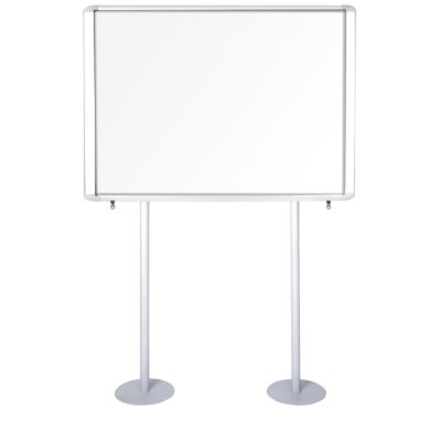 Vitrina de información para exterior lacada y empotrada Master II
