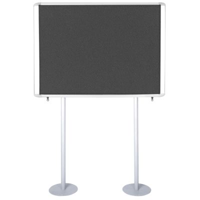 Vitrina de información tapizada y empotrada Master II