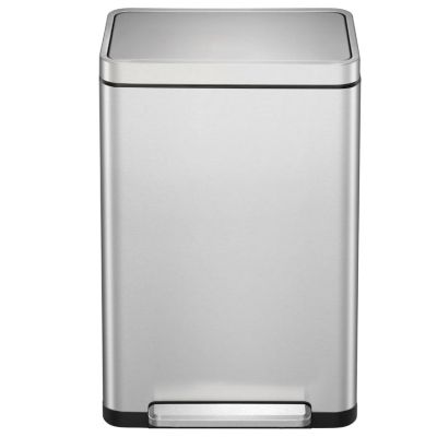 Papeleras rectangulares inox con pedal Touch 30 y 45 litros