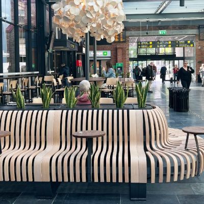 Mobiliario modular para aeropuertos