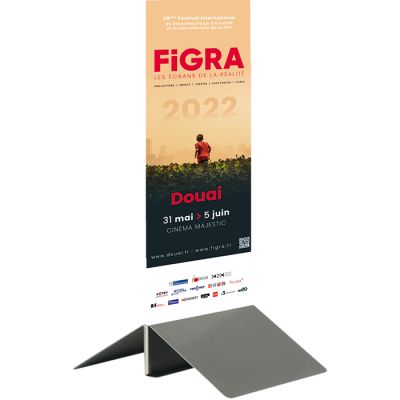 Soporte para carteles publicitarios Clam