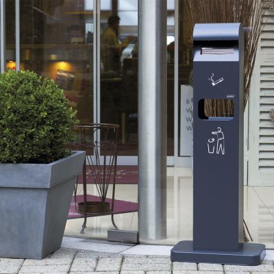 cenicero-papelera tower in-situ