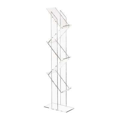 Expositor en zig zag de metacrilato