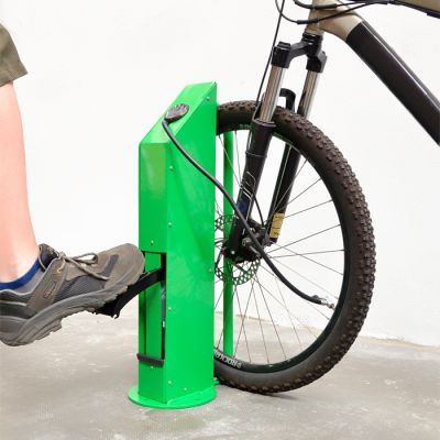 Inflador de pie Service in-situ funcionamiento