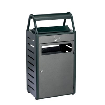 Papelera con cenicero Kiosco