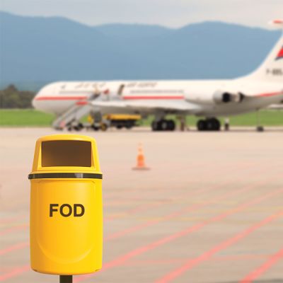 Papelera urbana de polietileno 40 litros Pyxis