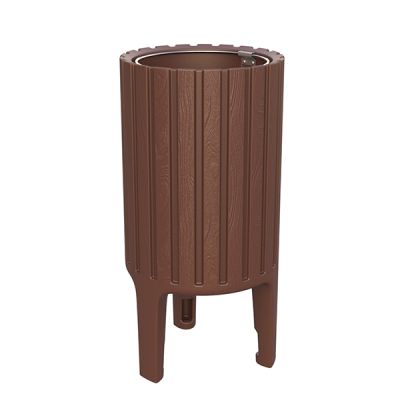 Papelera urbana de plástico reciclado Ainnu