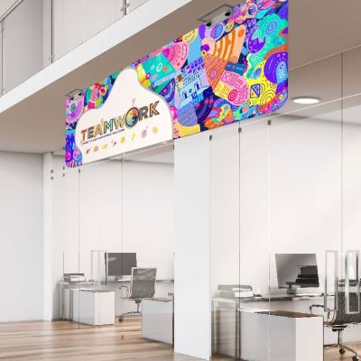 Base para panel informativo o publicitario Elegant