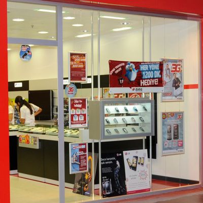 Portacarteles colgante