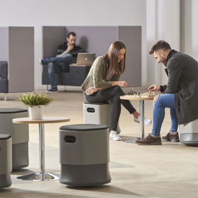 Taburete con altura regulable Soft Cube