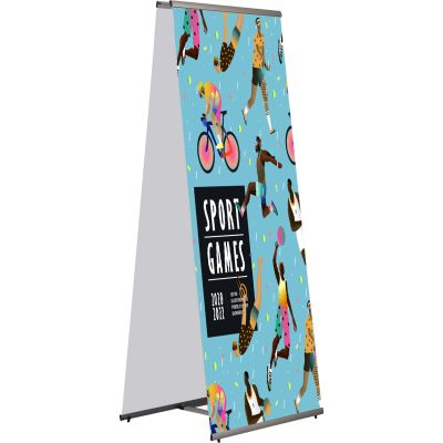 Roll-up publicitario doble cara Delta