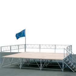 Escenario de Acero galvanizado altura 1,10 m