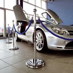 Poste Clásico cromado