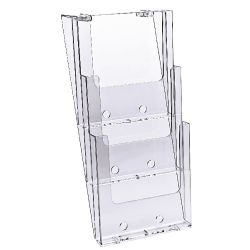 Expositor triple de pared A4