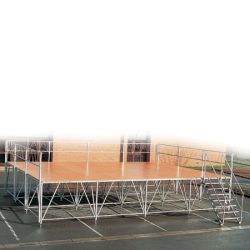 Escenario de Acero galvanizado altura 1,50 m