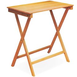 Mesa plegable de madera de haya