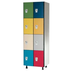 Taquilla fenólica 8 puertas