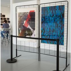 Panel rejilla para exposiciones Labelexpo