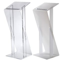 Atril de pie en metacrilato Z