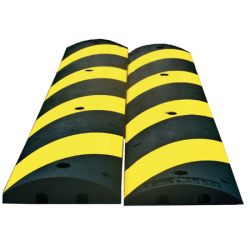 Reductores de velocidad monobloc de caucho reciclado