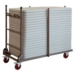 Carro de transporte para mesas rectangulares Duralight