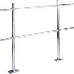 Poste y barra Separadora control accesos Pass