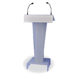 Atril de pie para conferencias en metacrilato