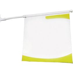 Mástil y bandera mural