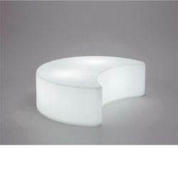 Asiento o mesa baja iluminada modular Moon