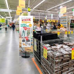 Base portacarteles Tridente para soportes rígidos