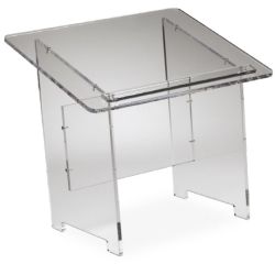Atril de mesa para conferencias de metacrilato