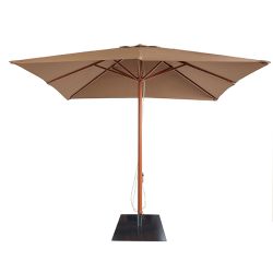 Parasol cuadrado 3x3 metros Wood